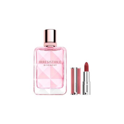 SET HOLIDAY EDITION DE FRAGANCIA FEMENINA IRRESISTIBLE VERY FLORAL EAU DE PARFUM + MINI LABIAL LE ROUGE SHEER VELVET